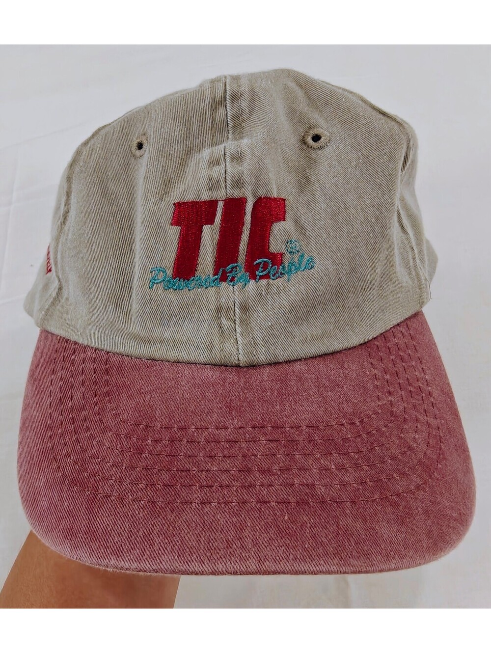 Port Authority 2001 Safety Awards Banner Vintage Two-Tone Baseball Cap